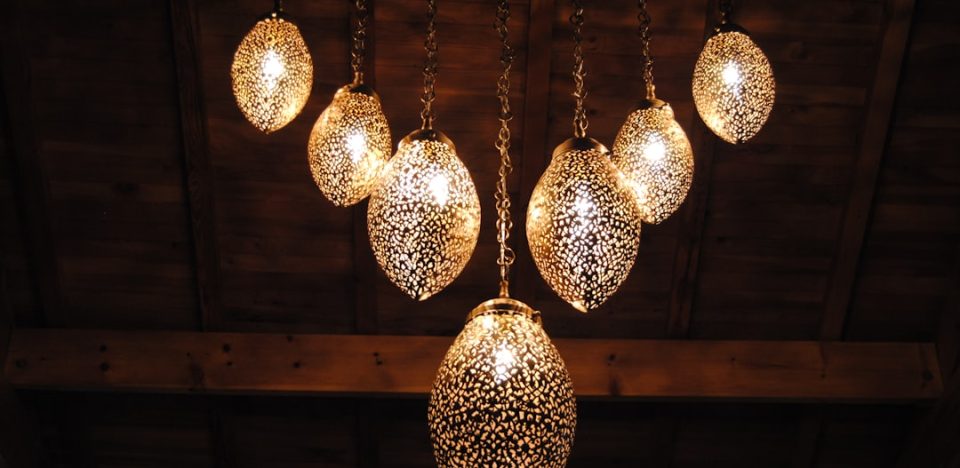 Photo Ceramic Chandelier